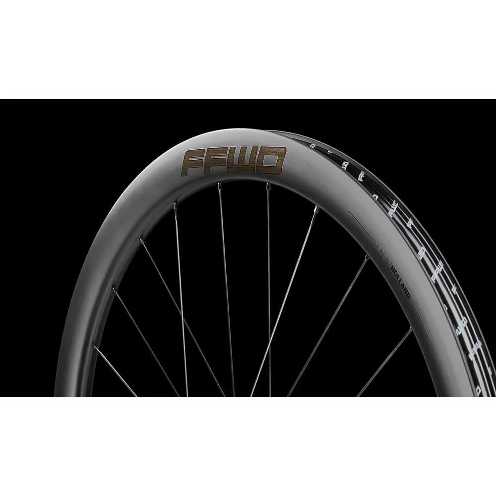 Fast Forward Ryot 44 Cl Disc Tubeless Landsvägshjulset, Black, 12 x 100/12 x 142mm, Sram XDR