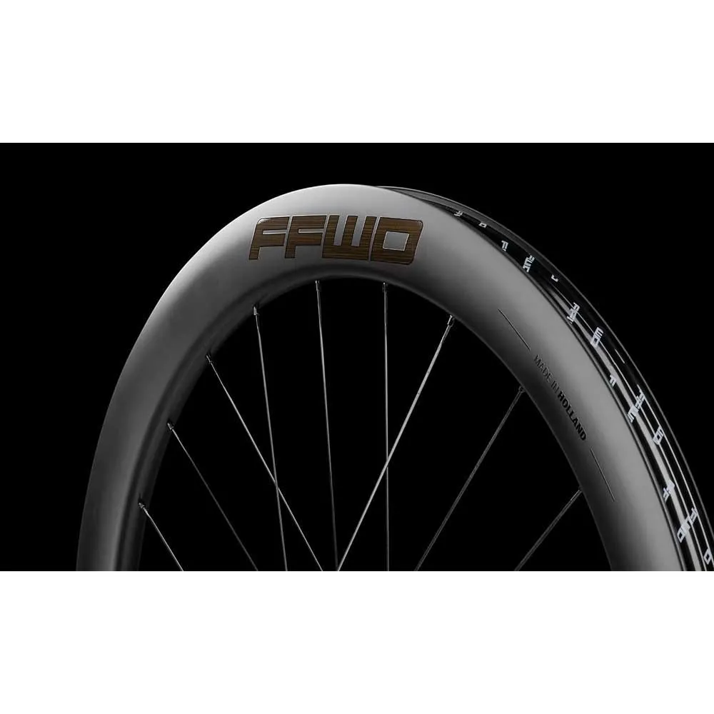 Fast Forward Ryot 55 Cl Disc Tubeless Landsvägshjulset, Black, 12 x 100/12 x 142mm, Shimano/Sram HG
