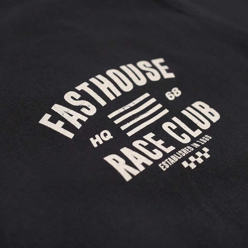 Fasthouse Hq Club T-shirt Med Korta ärmar, Black, S Fasthouse Hq Club T-shirt Med Korta ärmar, Black, S