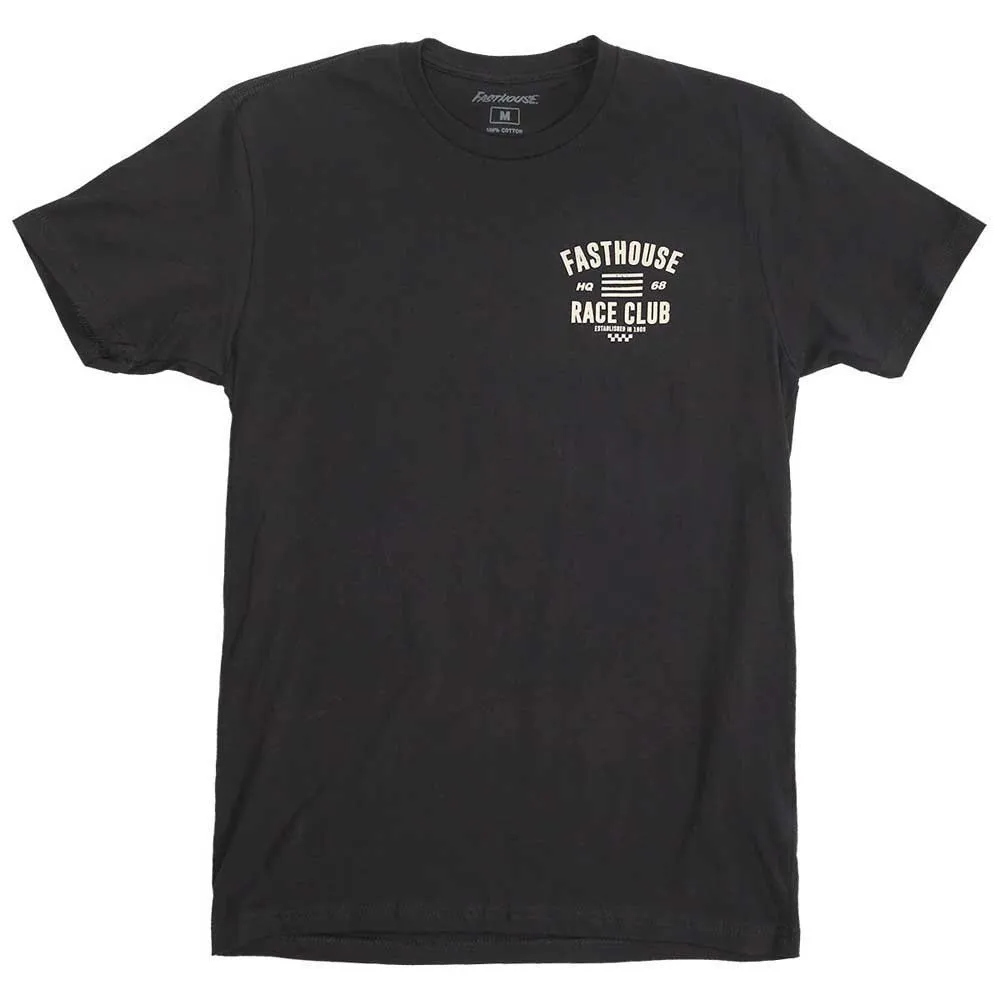 Fasthouse Hq Club T-shirt Med Korta ärmar, Black, S Fasthouse Hq Club T-shirt Med Korta ärmar, Black, S