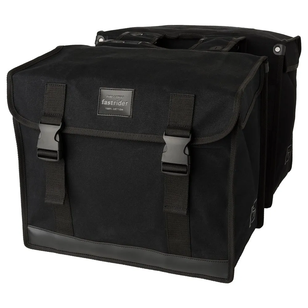 fastrider Canvas Basics Mik Double Sidoväskor 56l, Black, One Size