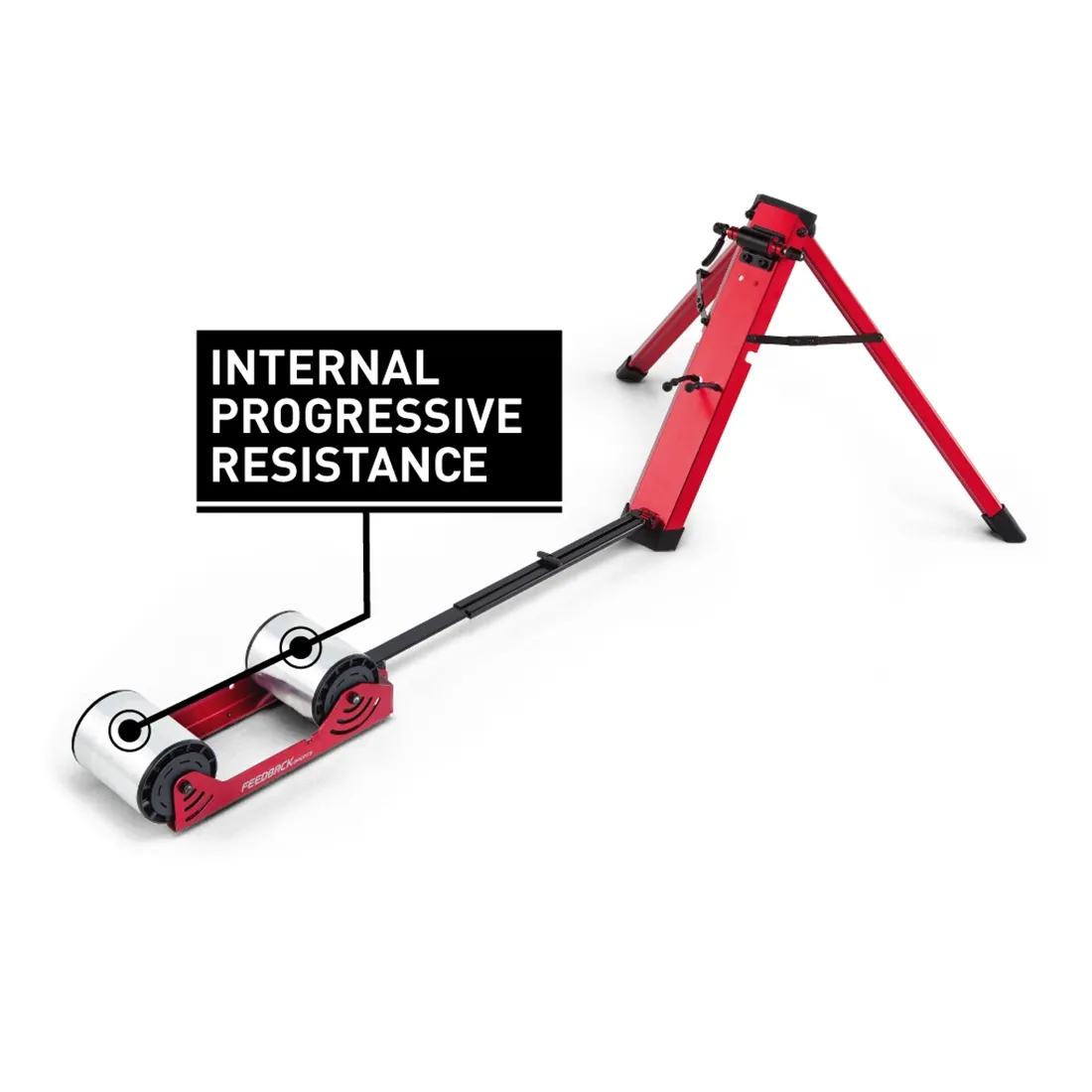 Feedback Sports Feedback Omnium Over-Drive Trainer, Röd/Svart