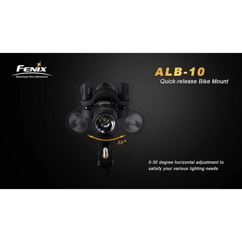 Fenix Alb-10 Fäste För Framlykta, Black, One Size Fenix Alb-10 Fäste För Framlykta, Black, One Size