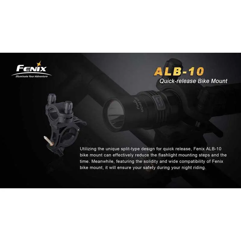 Fenix Alb-10 Fäste För Framlykta, Black, One Size Fenix Alb-10 Fäste För Framlykta, Black, One Size
