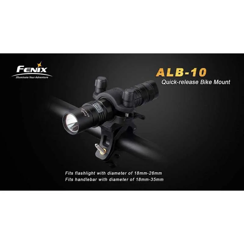 Fenix Alb-10 Fäste För Framlykta, Black, One Size Fenix Alb-10 Fäste För Framlykta, Black, One Size