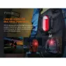 Fenix Bc05r V2.0 Bakljus, Red / black, 15 Lumens