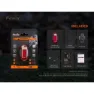 Fenix Bc05r V2.0 Bakljus, Red / black, 15 Lumens