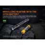 Fenix Pd36 Tac Ficklampa, Black, 3000 Lumens
