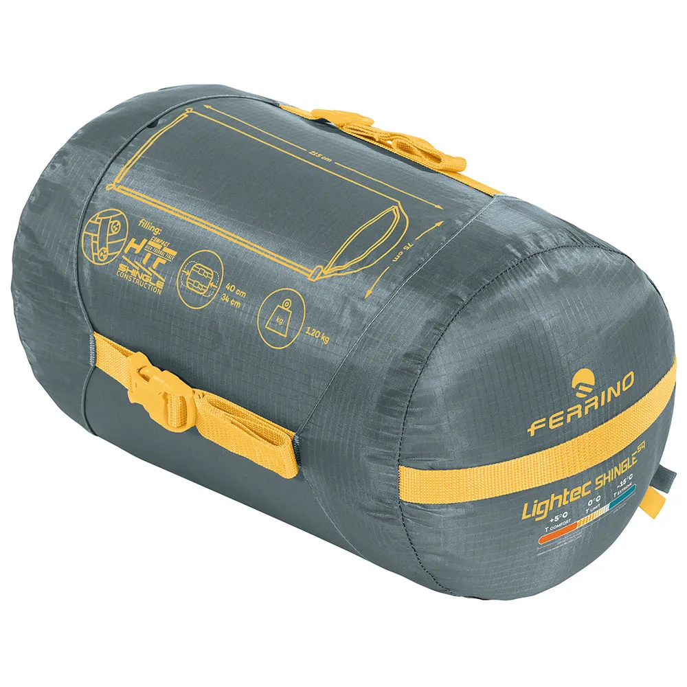 Ferrino Lightech Shingle Sq Sovsäck, Zip right green