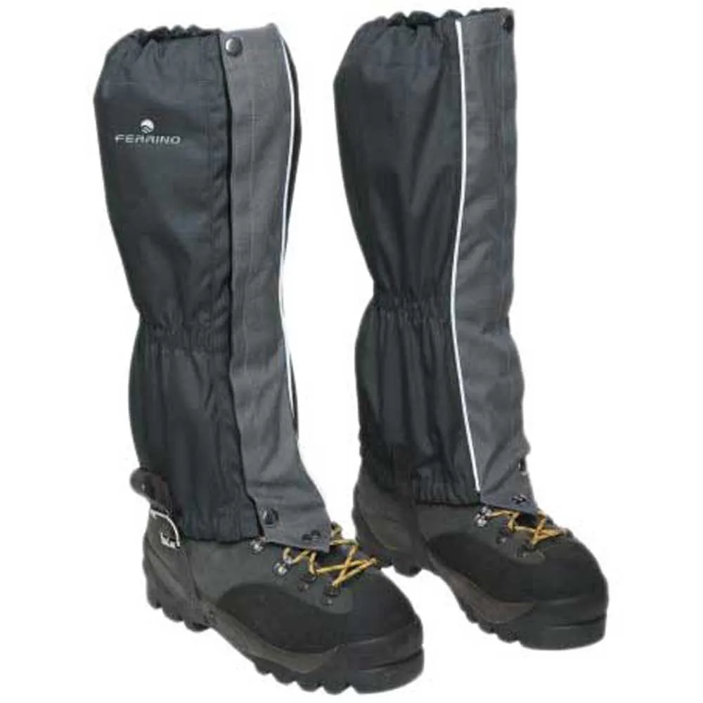Ferrino Zermatt Cable Gaiters, Black, One Size