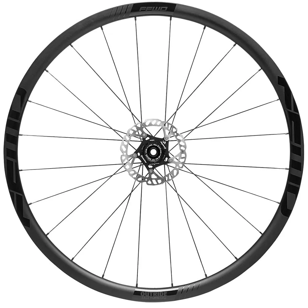 FFWD Outride Cl Disc Tubeless Landsvägshjulset, Black, 12 x 100 / 12 x 142mm, Shimano/Sram HG