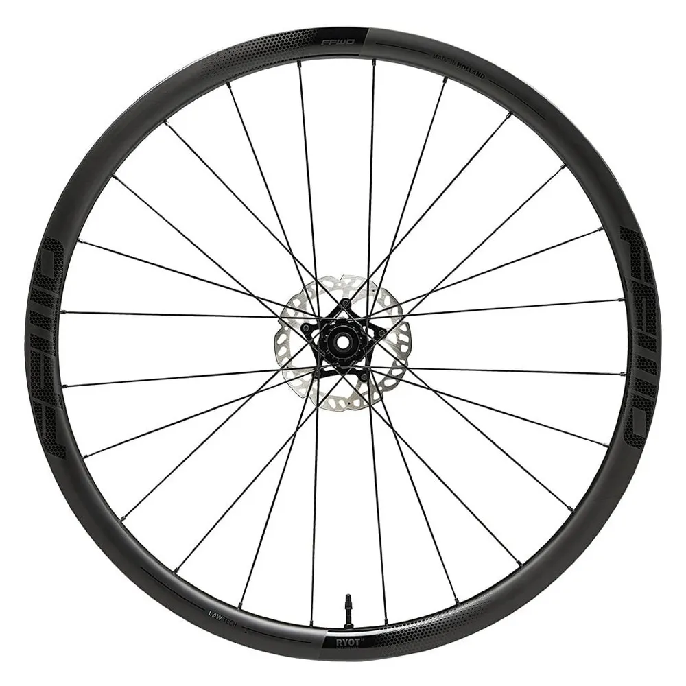 FFWD Ryot 33 Cl Disc Tubeless Landsvägshjulset, Black, 12 x 100 / 12 x 142mm, Sram XDR