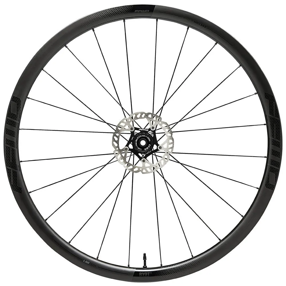 FFWD Ryot 33 Cl Disc Tubeless Landsvägshjulset, Black, 12 x 100 / 12 x 142mm, Sram XDR
