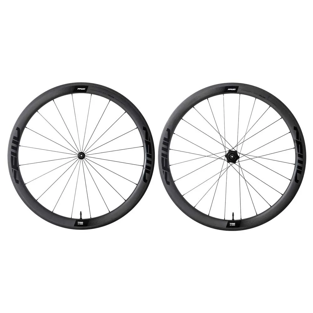 FFWD Tyro 2.0 Tubeless Landsvägshjulset, Black, 12 x 100 / 12 x 142mm, Shimano/Sram HG