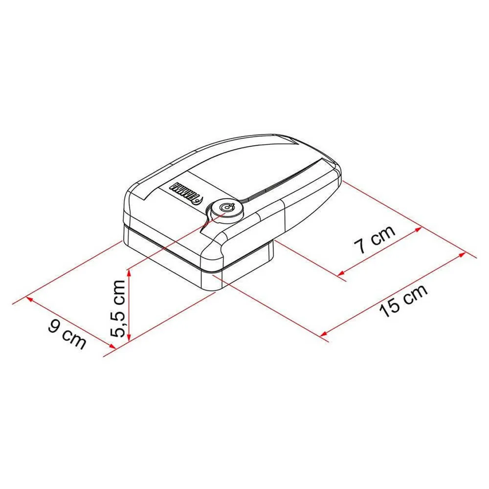 Fiamma Safe Door 3 Toalettlock
