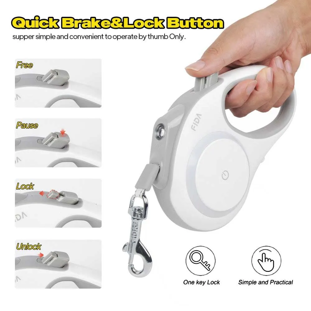Fida Led Hundkoppel