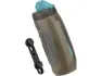 Fidlock TWIST antibacterial Trinkflasche 590 ml mit bike base Haltesystem, Clear / black, One Size