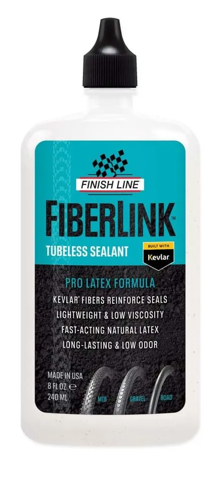 Finish Line Fiberlink tubeless sealant Pro Latex 240ml (8oz) Finish Line Fiberlink tubeless sealant Pro Latex 240ml (8oz)