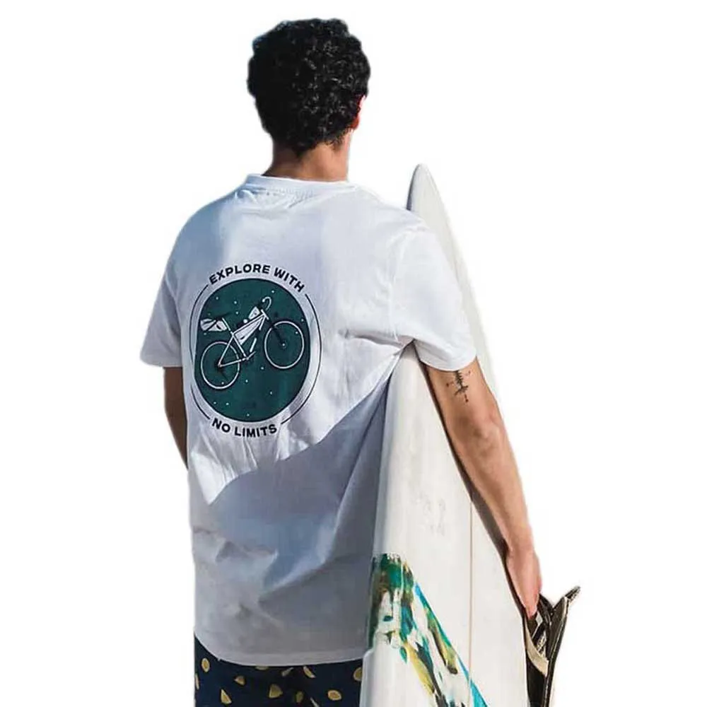 Finna Astronaut T-shirt Med Korta ärmar, White, XXL