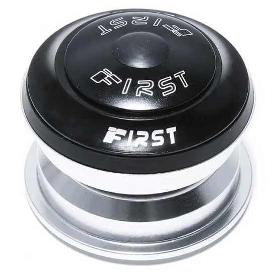 First A-head Semi Integreted Aluminium Styrsystem, Black / silver, 1 1/8" / 30mm