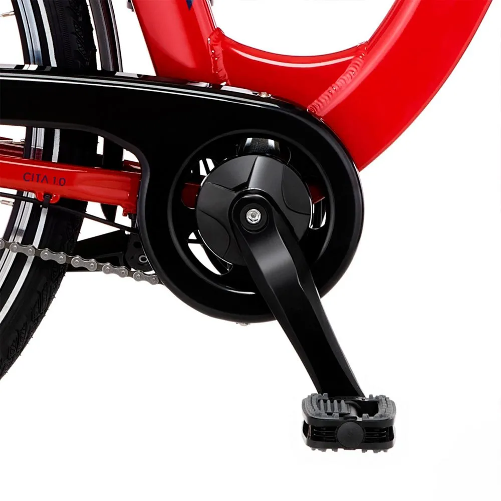Fischer Bikes Cita 1.0 28´´ 2022 Elcykel, Red, 44, 317Wh
