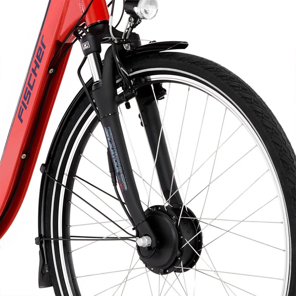 Fischer Bikes Cita 1.0 28´´ 2022 Elcykel, Red, 44, 317Wh