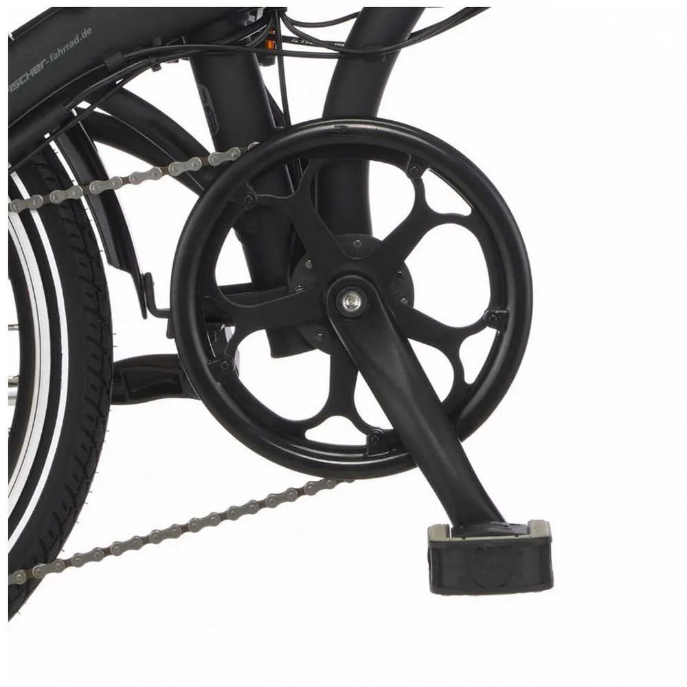 Fischer Bikes Faltrad Fr 18 Elcykel, Matte black, One Size, 317Wh