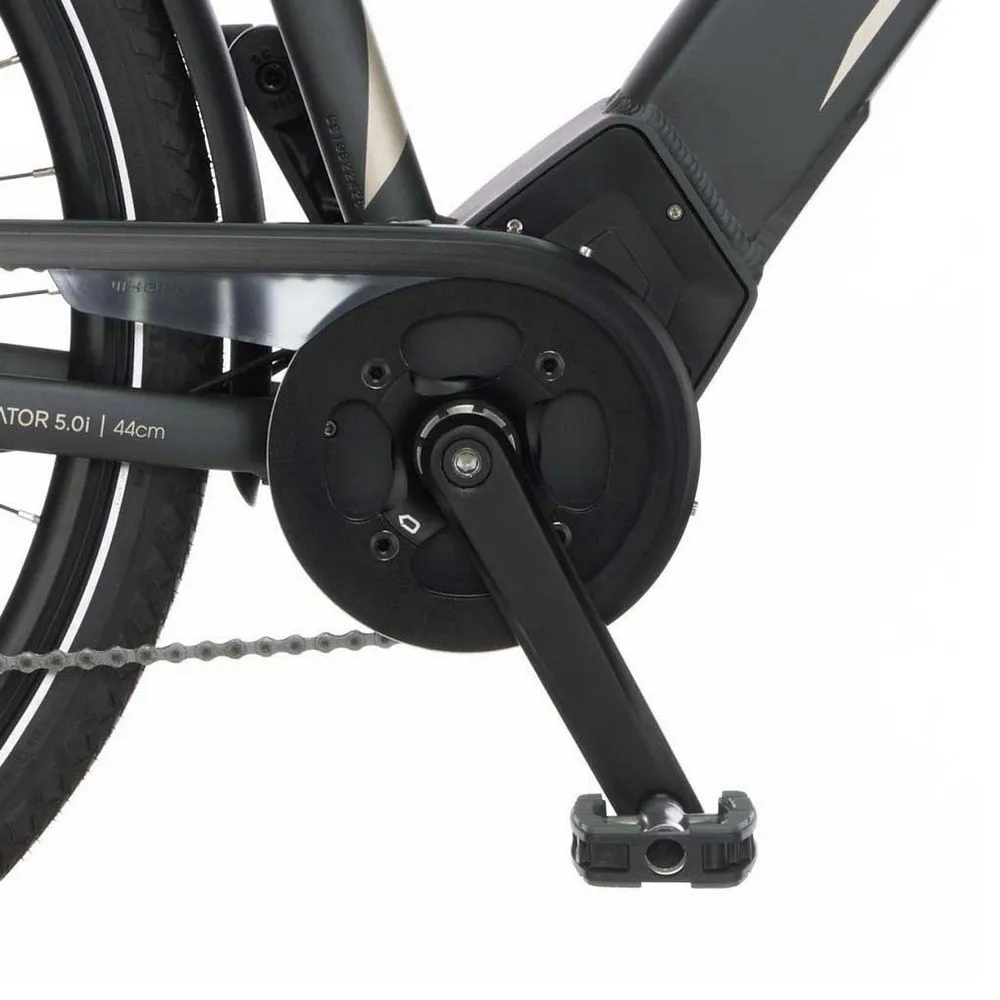 Fischer Bikes Viator 5.0i 700 Elcykel, Matte grey, One Size, 418Wh