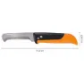 Fiskars K80 Rakhyvel, Black / orange, One Size