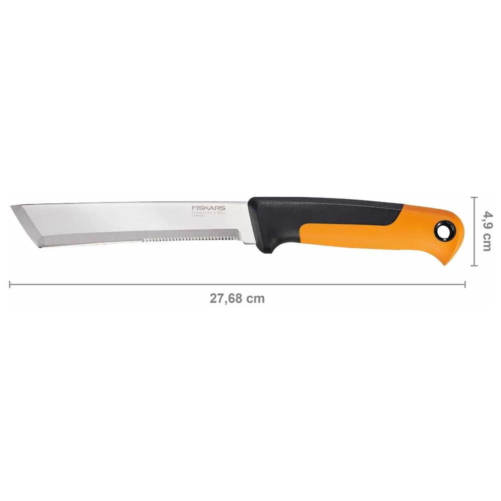 Fiskars K82 Rakhyvel, Black / orange, One Size