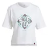 FiveTen Cropped Graphic T-shirt Med Korta ärmar, White, M