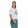 FiveTen Cropped Graphic T-shirt Med Korta ärmar, White, M