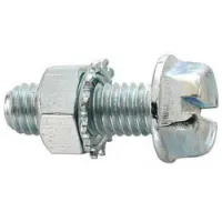 Fix Nippel M5 X 15 Mm Sexkantsskruv Med Bricka 100 Enheter Fix Nippel M5 X 15 Mm Sexkantsskruv Med Bricka 100 Enheter