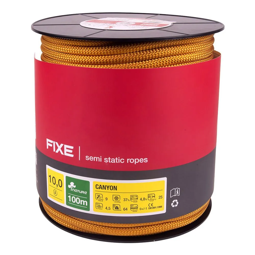 Fixe Climbing Gear Canyon 10 Mm Rep, Orange, 100m Fixe Climbing Gear Canyon 10 Mm Rep, Orange, 100m