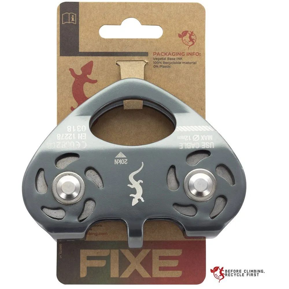 Fixe Climbing Gear Db2 Talja, Dark grey, One Size