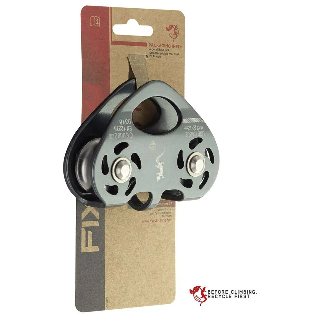 Fixe Climbing Gear Db2 Talja, Dark grey, One Size
