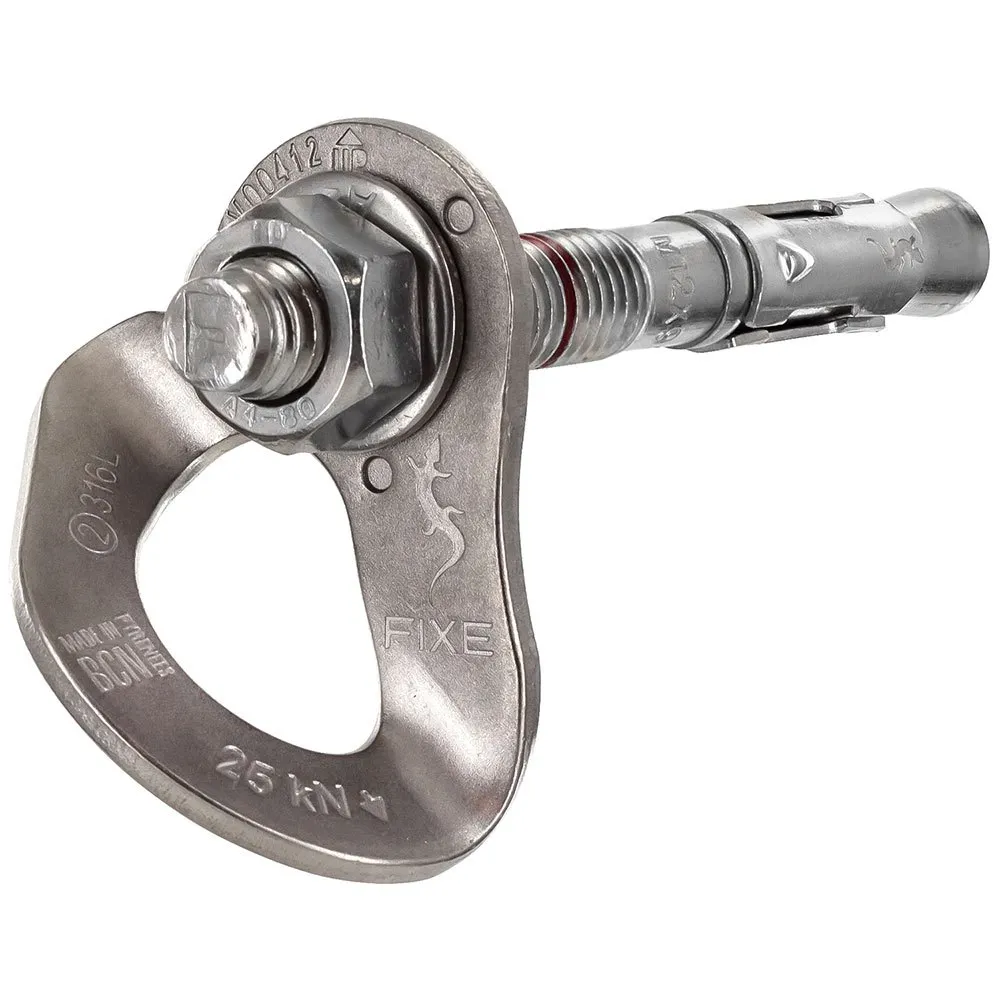 Fixe Climbing Gear Fixe 1 316l M12+parabolt 316l M12x90 Mm Pack Ankarplatta 100 Enheter, Steel, One Size