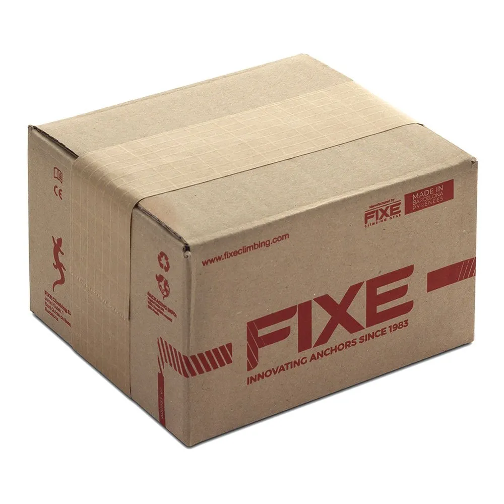 Fixe Climbing Gear Fixe 1 Hanger Stainless Steel M12 Ankarplatta 100 Enheter, Silver, One Size