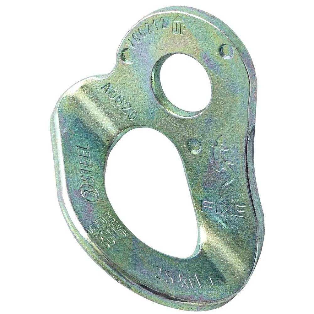 Fixe Climbing Gear Fixe 1 Hanger Stainless Steel M12 Ankarplatta 100 Enheter, Silver, One Size