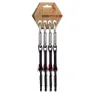Fixe Climbing Gear Pack 4 Rock Quickdraw, Black 1, 12cm