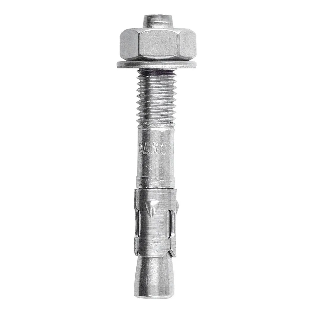 Fixe Climbing Gear Parabolt 316l M10x70 Mm Skruv 20 Enheter, Silver, One Size