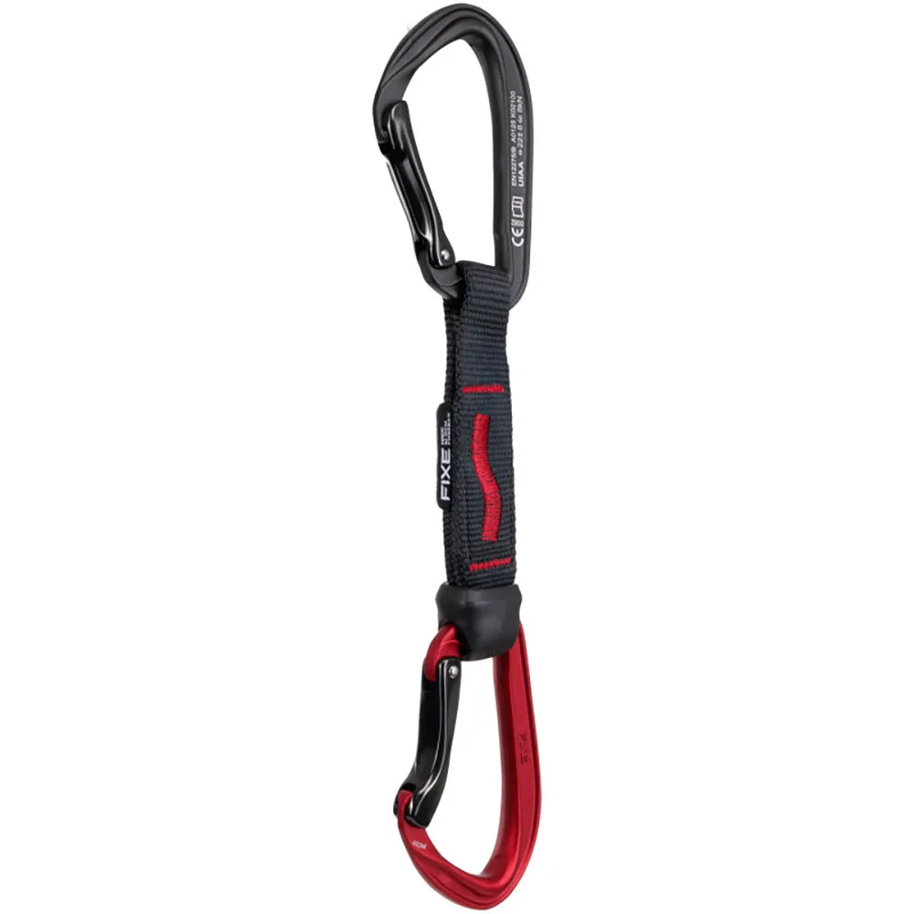 Fixe Climbing Gear Q33100 Picot Quickdraw, Black / red, 12cm Fixe Climbing Gear Q33100 Picot Quickdraw, Black / red, 12cm