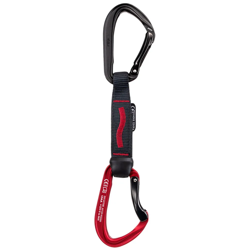Fixe Climbing Gear Q33100 Picot Quickdraw, Black / red, 12cm Fixe Climbing Gear Q33100 Picot Quickdraw, Black / red, 12cm