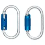 Fixe Climbing Gear Steel Automatic Close Karabinkrok 20 Enheter, Silver, One Size