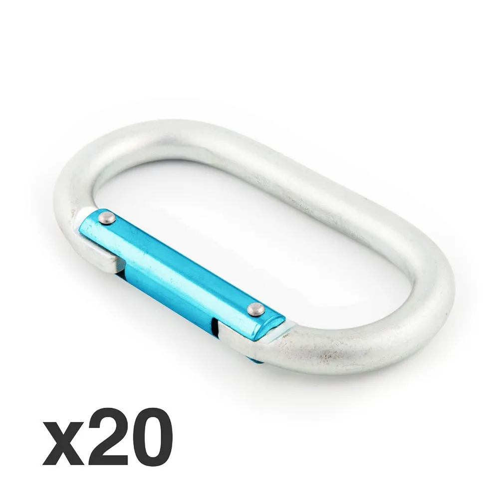 Fixe Climbing Gear Steel Karabinkrok 20 Enheter, One size Fixe Climbing Gear Steel Karabinkrok 20 Enheter, One size