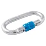 Fixe Climbing Gear Steel Screw Gate Adur Karabinkrok 20 Enheter, Silver, One Size