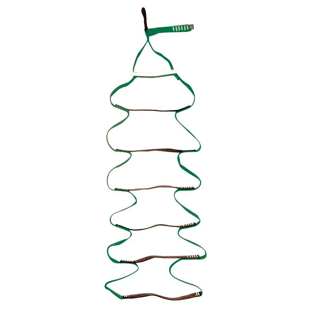 Fixe Climbing Gear Step Webbing Aider 7 Steps Stege, Green, One Size