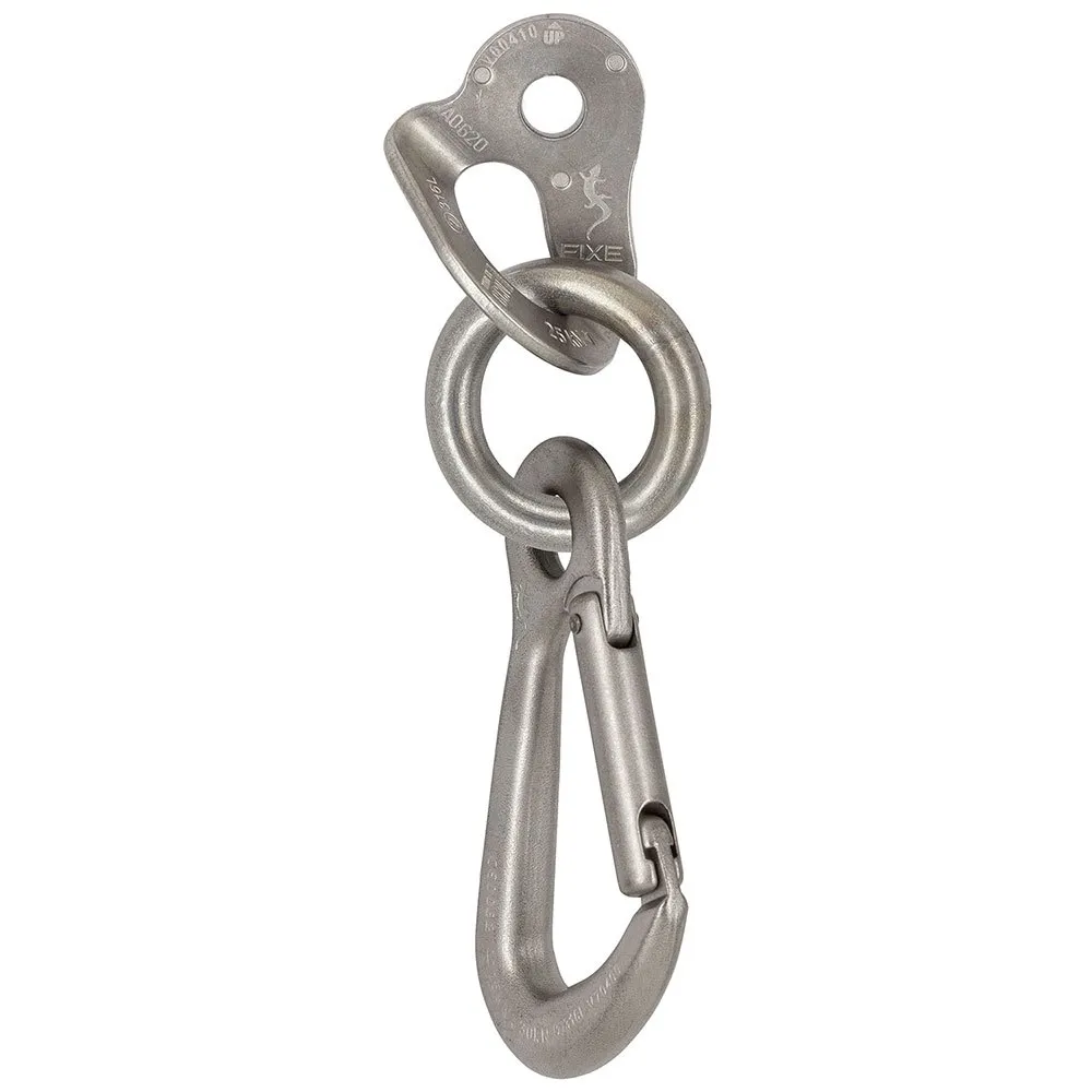Fixe Climbing Gear Type C Draco M10 316l Ankare, Silver, One Size