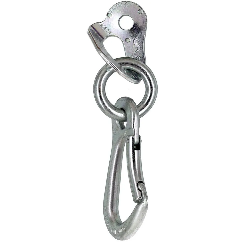Fixe Climbing Gear Type C Draco Stainless Steel M10 Ankare, Silver, One Size