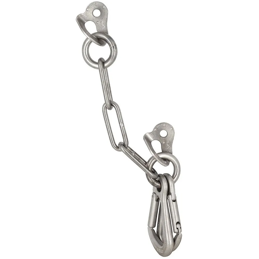 Fixe Climbing Gear Type D 2 Draco M10 316l Ankare, Silver, One Size